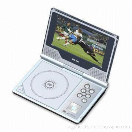 7-inch TFT LCD Portable DVD Player with USB Port and Card Reader, Supports NES 8-bit Game Function